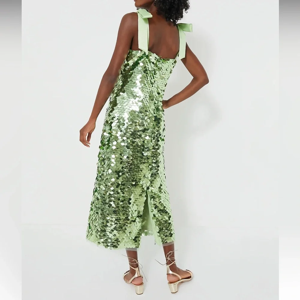 Mint Chip Sequin Roxy Dress - Picture 5 of 12